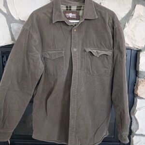 Corduroy Workshirt Jacket - Green